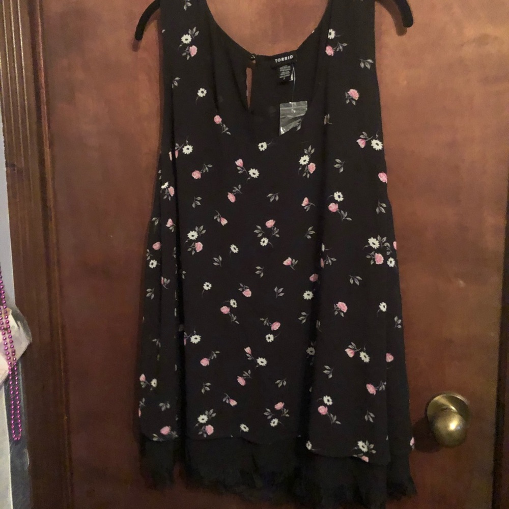 Floral torrid tank top